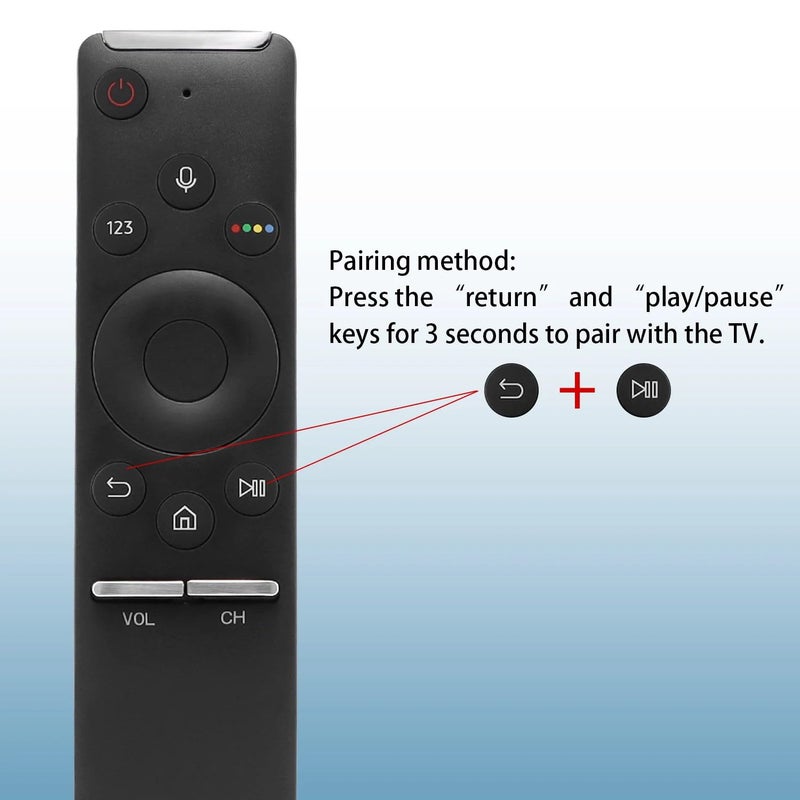 econtrolly BN59-01279A Voice Replacement Remote Control for Samsung BN59-01266A BN59-01300G BN59-01274A BN59-01298E BN59-01298D BN59-01265A BN59-01270A BN59-01279A for 2017 UHD Smart TV 4K HDTV UN49MU6500FXZA - Image 5